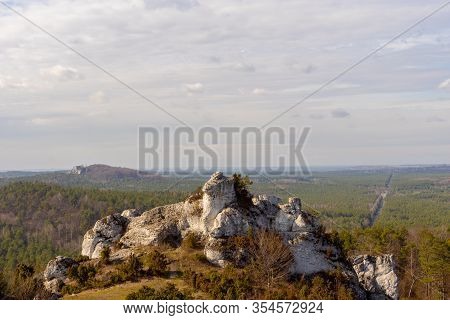 Góra Zborów (berkowa Góra) - A Rocky Hill Within The Village Of Podlesice In The Śląskie Voivodeship