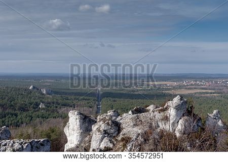 Góra Zborów (berkowa Góra) - A Rocky Hill Within The Village Of Podlesice In The Śląskie Voivodeship