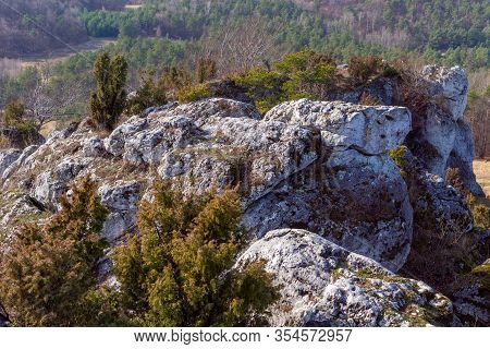Góra Zborów (berkowa Góra) - A Rocky Hill Within The Village Of Podlesice In The Śląskie Voivodeship