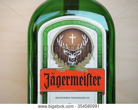 Wolfenbuettel - Mar 2020: Jaegermeister Bottle