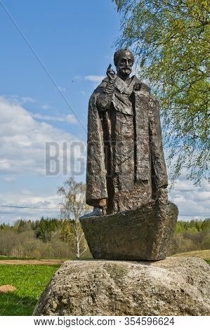 Tver Region, Volga, Russia - May 9, 2014: Volgoverkhovye Olginsky Convent Church Transfiguration In 