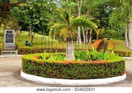 Cavite, Ph - Dec. 3: Japanese Garden Of Peace Rotunda At Corregidor Island On December 3, 2016 In Ca