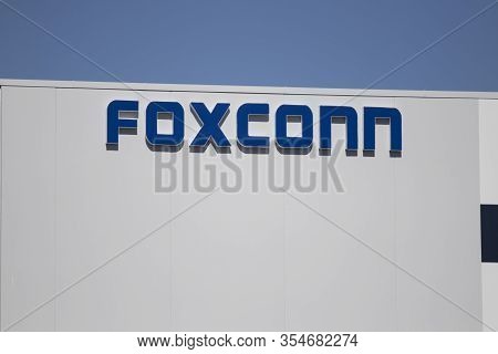Plainfield - Circa March 2020: Foxconn Manufacturing Plant. Foxconn, Also Known As Hon Hai Precision