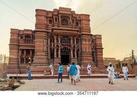 Vrindavan, India - March 20, 2019: Govind Dev Ji Temple In Vrindava