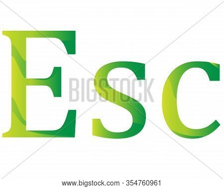 Cape Verde Escudo Currency Symbol Icon Vector Illustration On A White Background