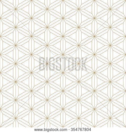 Beautiful Seamless Japanese Pattern Kumiko For Shoji Screen, Great Design For Any Purposes. Japanese