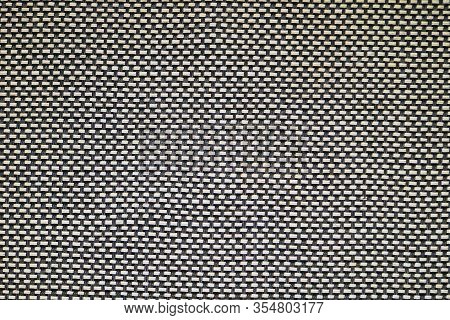 Cloth Pattern Grey Abstract Background On Fabric Made Of Small Rectangles