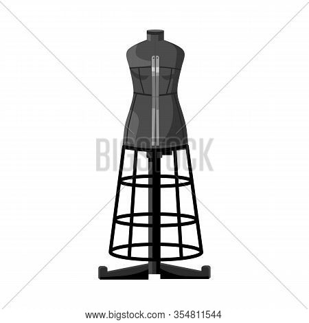 Vector Illustration Of Dummy And Vintage Icon. Graphic Of Dummy And Body Stock Vector Illustration.