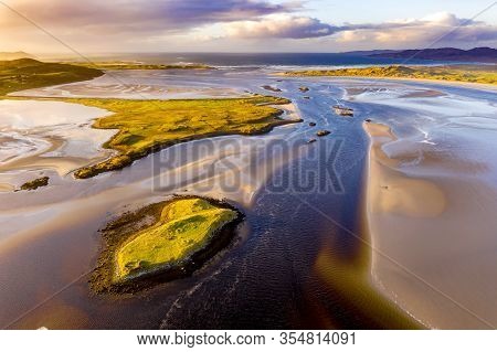 The Paradisiac Coast Between Lettermacaward And Portnoo In County Donegal - Ireland.