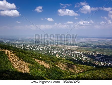 Beautiful View Of The Alazani Valley, Georgia.