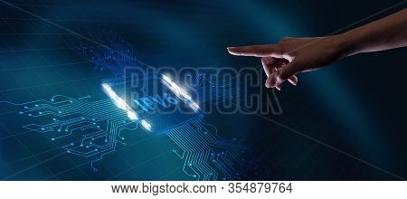 Business, Technology, Internet And Network Concept. Ipv6 Abbreviation.modern Technology Concept.