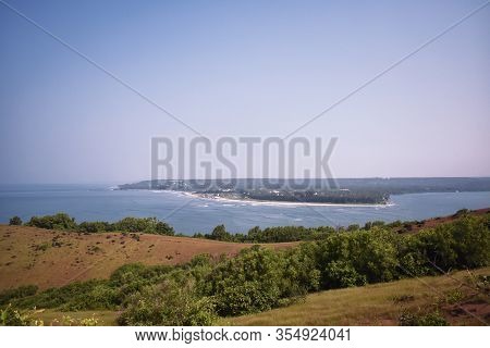 View From The Chapora Fort Of The Beautiful Ocean