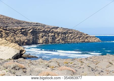 Playa Montana Pelada At Tenerife Island, Spain