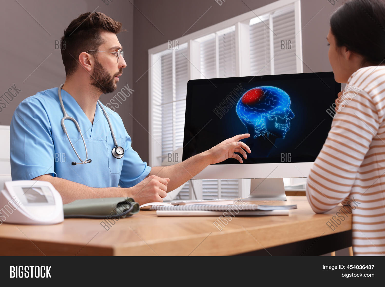 Neurologist Showing Image Photo (Free Trial) Bigstock