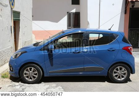 Nardo, Italy - May 30, 2017: Hyundai I10 Small City Hatchback Car In Nardo, Italy. There Are 41 Mill