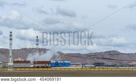 Koper For Raising Ore. Mine Buildings. Technology To Extract The Mineral From Underground. Mining. P