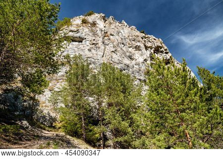 Large Rock Formation Over Forest. Cerenova Skala, Slovakia