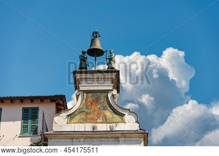 Brescia Downtown. Clock And Bell Tower In Renaissance Style, 1540-1550, In Loggia Town Square (piazz