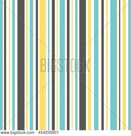 Vector Seamless Colorful Striped Pattern - Delicate Design. Vertical Lines Repeatable Background. Mi