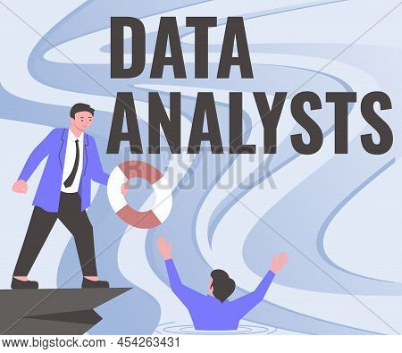 Inspiration Showing Sign Data Analysts. Business Idea Programmer Design And Create Report Identifies