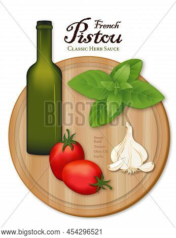 Pistou, Classic Herb Seasoning Sauce From The Provence Region Of France, Popular In Soupe Au Pistou,