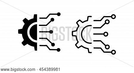 Technology Vector Icon .technology Industrial In Factory Or Home.