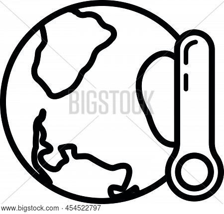Eco Friendly Alternative Energy Source And Waste Recycling Icon, Concept Green Eco Earth Black Simpl