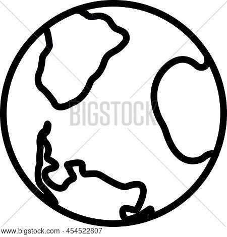 Eco Friendly Alternative Energy Source And Waste Recycling Icon, Concept Green Eco Earth Black Simpl
