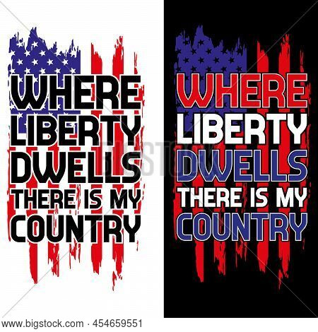 4th Of July Independence Day T-shirt Design