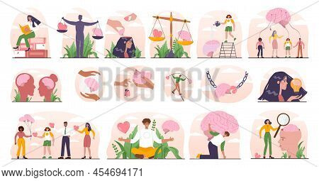 Rationalism Set. Logical And Structural Thinking. Mind Behavior