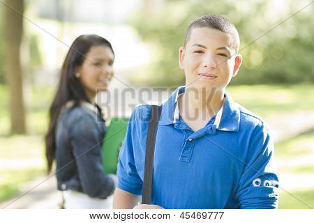 Młody mężczyzna Student