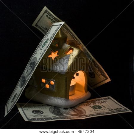 Das kleine Haus fallenden Dollar