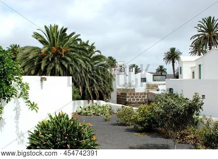 Demonstration Of Typical Architecture On The Island Of Lanzarote.