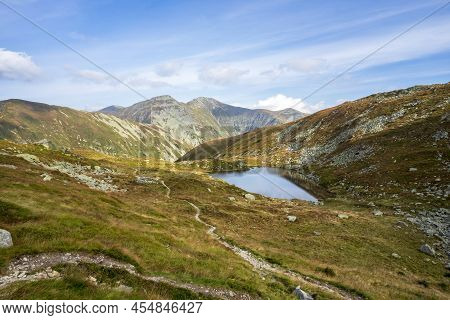 Mountain Landscape Of Jamnicka Valley In The Western Tatras In Slovakia.