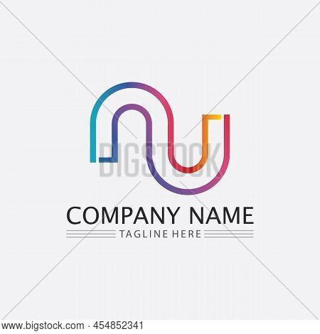 N Letter Logo Template