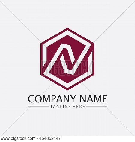 N Letter Logo Template