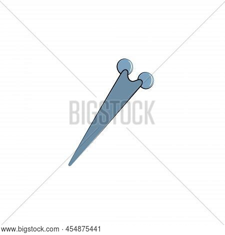 Contour Roller For The Face. Massage Tool For Sculpting The Skin, Boosting Lymphatic Drainage. Metal