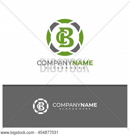 Letter C B Logo Design Vector, Creative C B Logo Concepts Template Illustration.