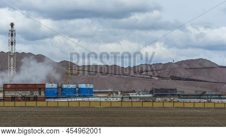 Koper For Raising Ore. Mine Buildings. Technology To Extract The Mineral From Underground. Mining. P