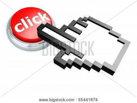 Click button with hand cursor