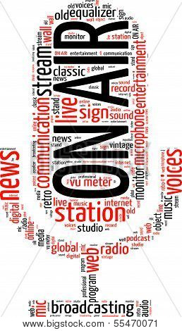 Radio mic tagcloud