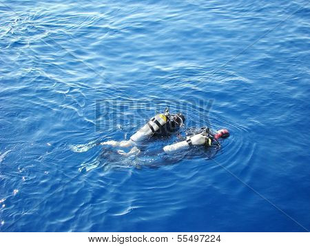 diving