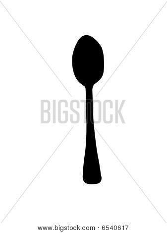 Spoon Silhouette Image & Photo (Free Trial) | Bigstock