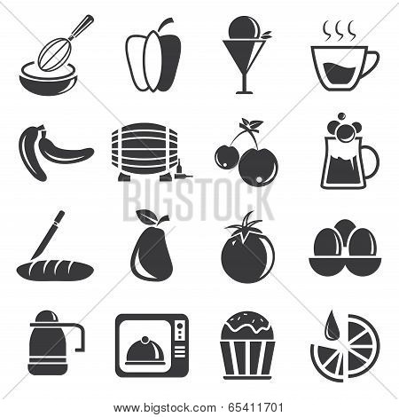 fruit and food icons