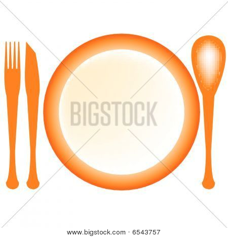 Platte und Gerichte