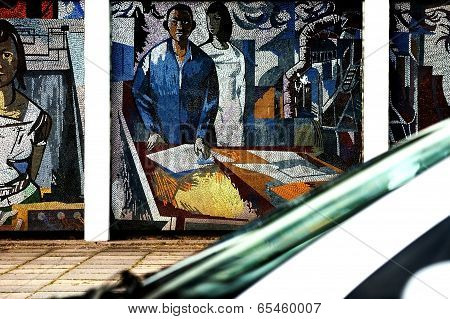 Mosaic painting