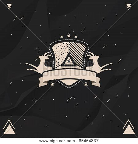 ?oat Of Arms With A Deer (label)