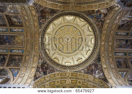 Barroco church of the Gesu Nuovo, Naples, Italy