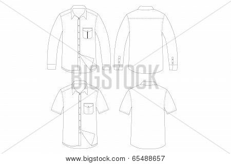 Set Of Shirt Vector