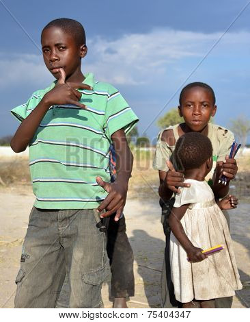 child living in town of Bangani
